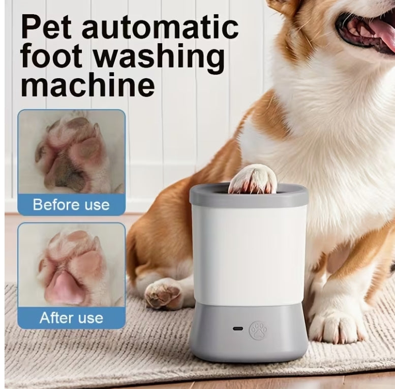 Pet Care Supplies, 1200mAh Battery, USB Charging, Pet Cleaner - Gentle Nourishment, Pet Foot Washer Suitable for Small to Medium Pets - Convenient for Indoor and Outdoor Use, Hygienic Solution for Healthy Paws Anytime, Anywhere - Dog and Cat Paw