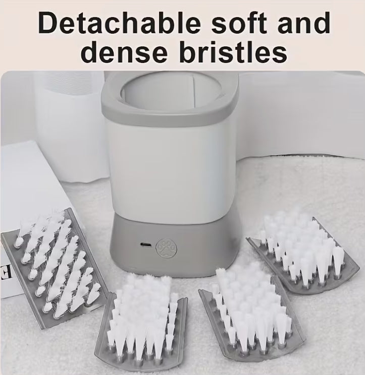 Pet Care Supplies, 1200mAh Battery, USB Charging, Pet Cleaner - Gentle Nourishment, Pet Foot Washer Suitable for Small to Medium Pets - Convenient for Indoor and Outdoor Use, Hygienic Solution for Healthy Paws Anytime, Anywhere - Dog and Cat Paw